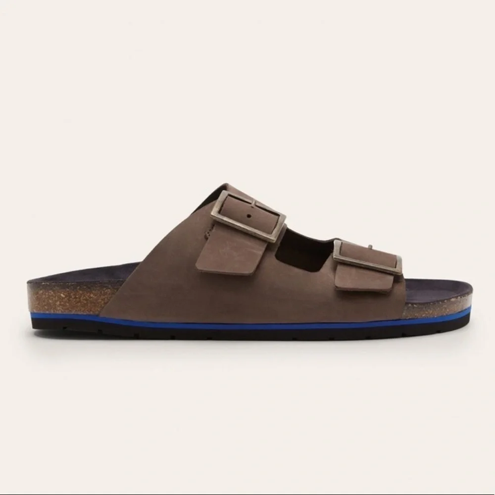Boden Leather Double Strap Sandal